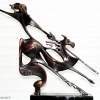Dq - Bronze Sculptures - By Petar Nedelchev, Abstract Art Sculpture Artist