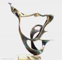 Sculptures - Flirting - Bronze
