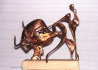Sculptures - Taming - Bronze