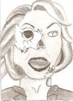 Prints - Joan Rivers Zombified - Graphite