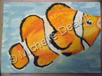 Prints - Clown Fish - Water Colour