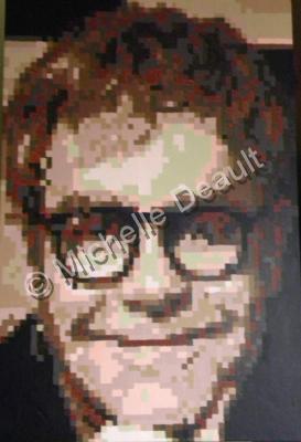 Paintings - Elton John - Acrylic