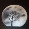 Full Moon - Acrylic Paintings - By Louise Demler, Realistic Painting Artist