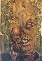 Zombie With Bullet Hole - Variations Paintings - By David Weicht, Original Painting Artist