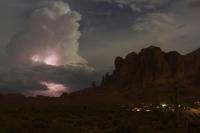 Cloud Lightning - Digital Photography - By Laura Bavetz, Stormy Photography Artist