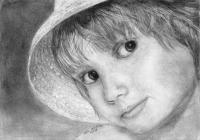 Barbora - Pencil Drawings - By Marta Valaskova, Portrait Drawing Artist