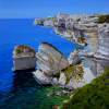 Cliffs Of Bonifacio In Corsica - Oil On Canvas Paintings - By Martin Alain, Figurative Painting Painting Artist