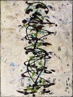 Abstracts - Blanched Almond - Acrylic