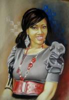 Portraits - Portrait Of A Lady - Pastel