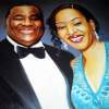 Portrait Of Drnwosu And His Wife - Oil On Canvas Paintings - By Nnadi Ikechukwu Henry, Brush Stocks And Blurring Painting Artist