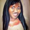 Portrait Of A Lady - Pastel Paintings - By Nnadi Ikechukwu Henry, Blurring Painting Artist