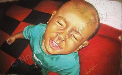 23 - Portrait Of A Baby - Pastel