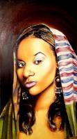 Beauty - Oil On Canvas Paintings - By Nnadi Ikechukwu Henry, Oil Colour Blending Painting Artist