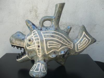 Vessel Collection - Piranha Vessel - Ceramic