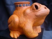 Frog Vessel - Ceramic Ceramics - By Gustavo Bodan, Figurative Ceramic Artist