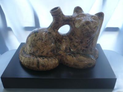 Vessel Collection - Cat Jar - Ceramic