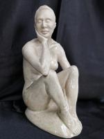 Mujer - Ceramic Sculptures - By Gustavo Bodan, Figurative Sculpture Artist