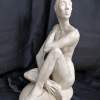 Mujer 3 - Ceramic Sculptures - By Gustavo Bodan, Figurative Sculpture Artist