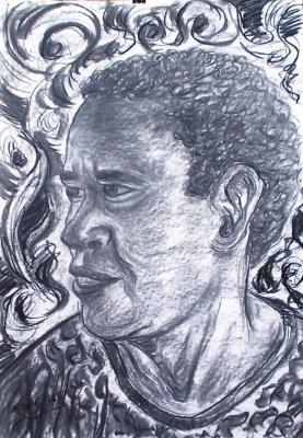 Close-Ups - Close-Up 12 - Charcoal On Paper