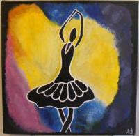 Twirl - Acrylic Paintings - By Elizabeth Stauffer, Pop Art Painting Artist