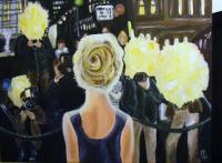 Paparazzi - Acrylic Paintings - By Elizabeth Stauffer, Pop Art Painting Artist