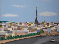 Steves Art - Paris - Acrylic On Canvas