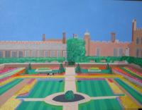 Steves Art - English Gardens - Acrylic On Canvas