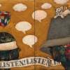 Listenlistenlisten - Acrylics Pottery - By Zul Albani, Contemporay Art Pottery Artist