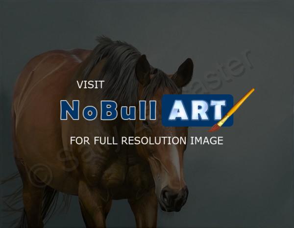 Equestrian Art - Meandering - Acrylic