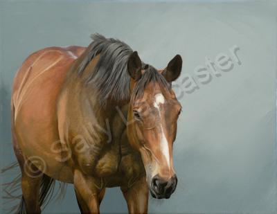 Equestrian Art - Meandering - Acrylic