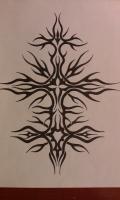 Spinal - Pen Drawings - By Dixon Hannon, Semi-Tribal Drawing Artist