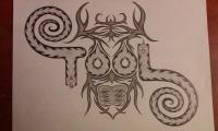 Tool - Pecile Drawings - By Dixon Hannon, Semi-Tribal Drawing Artist