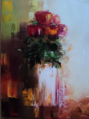 Art Gallery - Rose - Oil On Canvas