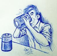 Daily Mood - Pen Drawings - By Tsang Kenny, Free-Hand By Pen Drawing Artist