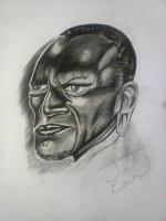 African Man - Charcoal Drawings - By Obakeng Sehoole, Photography Drawing Artist