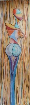 M - Woman - Guache