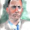 Forrest Gump - Watercolor Paintings - By Torben Gray, Realism Painting Artist