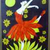 Ballet With Sunflowers - Special Colors For Painting On Paintings - By Antohi Veronica, Modern Painting Artist