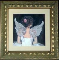 Fairy Wings - Watercolor And Pastel Paintings - By Sue Lamarr Kramer, Fantasy Painting Artist