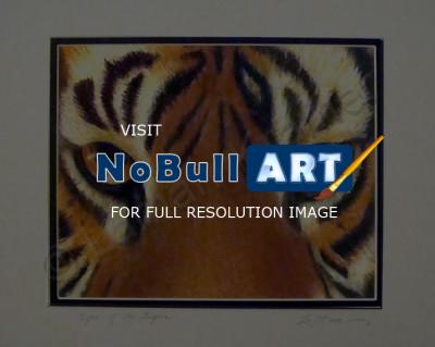 Paintings - Eye Of The Tiger - Pastel