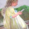 The Letter - Watercolor Paintings - By Sue Lamarr Kramer, Impressionistic Painting Artist
