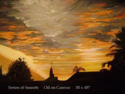 Oils - Sunset - Oil