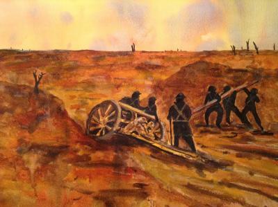 Ww1 - Mud And War - Water Colours