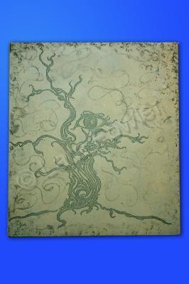 First Gallery - Tree Of Knowledge - Etching On Metal