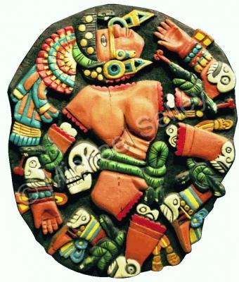 Pre-Colombian Carvings - Coyolxauhqui - Hydrostone