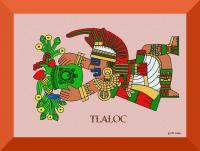 Pre-Colombian Prints - Tlaloc - Hydrostone