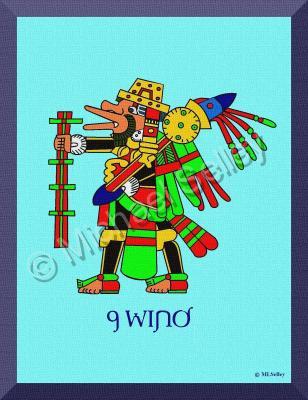 Pre-Colombian Prints - 9 Wind - Digital Print