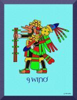 Pre-Colombian Prints - 9 Wind - Digital Print