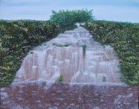 The Whim Of A Rush - Acrylic Paintings - By Vince Gray, Pointillism Painting Artist