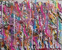 Eye In The Jungle - Acrylic Paintings - By Vince Gray, Abstract Painting Artist
